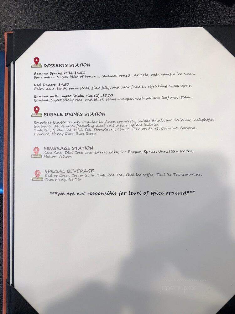 Bangkok Station - Sterling Heights, MI menu_pic
