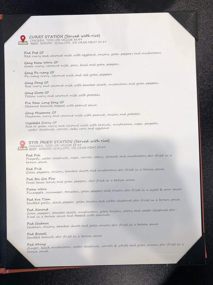Bangkok Station - Sterling Heights, MI menu_pic