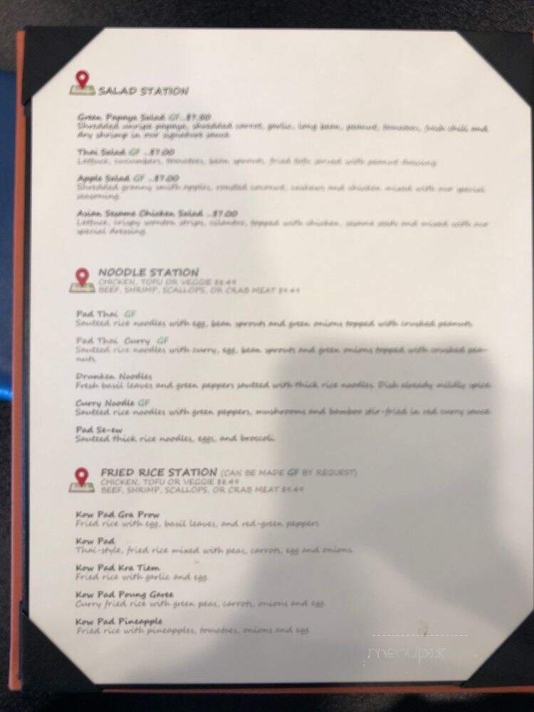 Bangkok Station - Sterling Heights, MI menu_pic