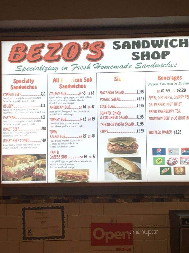 Bezos Sandwich Shop - Saint Charles, IL menu_pic