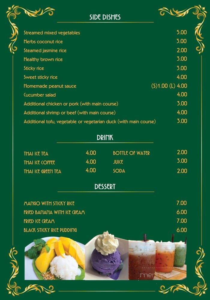 Chang Thai Kitchen - Toms River, NJ menu_pic