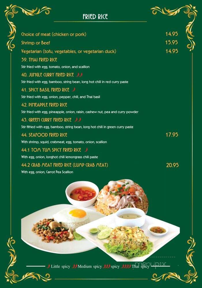 Chang Thai Kitchen - Toms River, NJ menu_pic