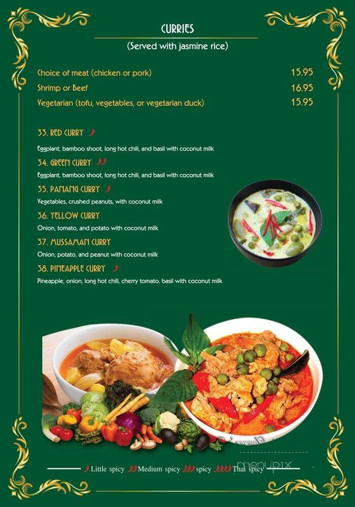 Chang Thai Kitchen - Toms River, NJ menu_pic