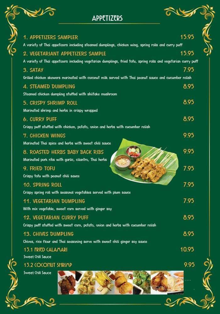 Chang Thai Kitchen - Toms River, NJ menu_pic
