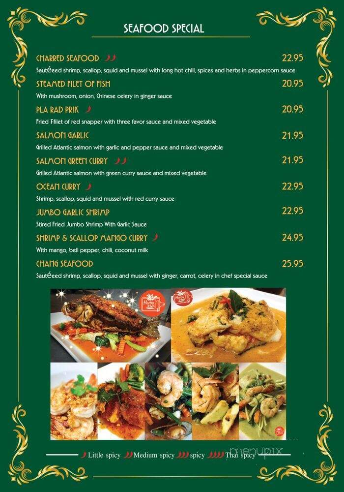Chang Thai Kitchen - Toms River, NJ menu_pic