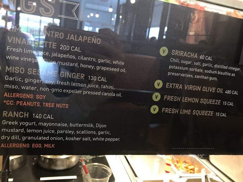 CoreLife Eatery - Blasdell, NY menu_pic