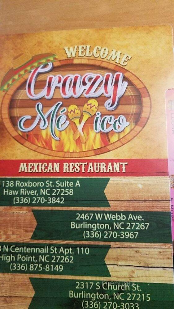 Crazy Mexico - Burlington, NC
