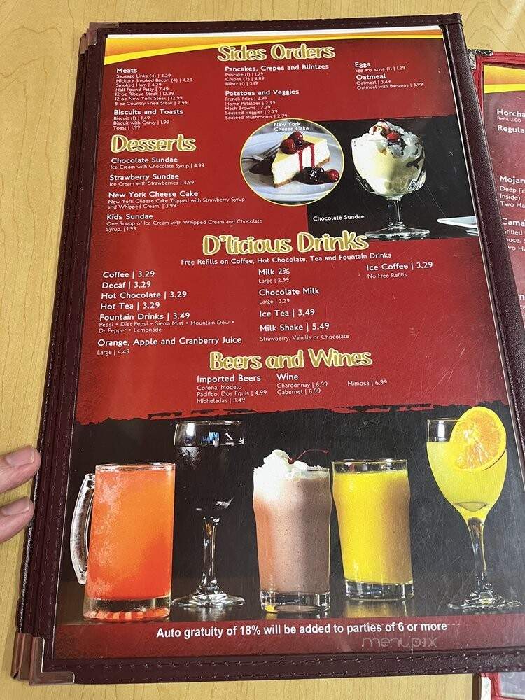 Dlicious Caffe - Reno, NV menu_pic