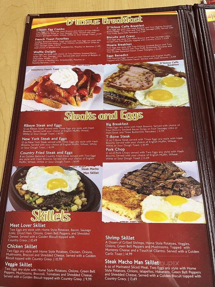 Dlicious Caffe - Reno, NV menu_pic
