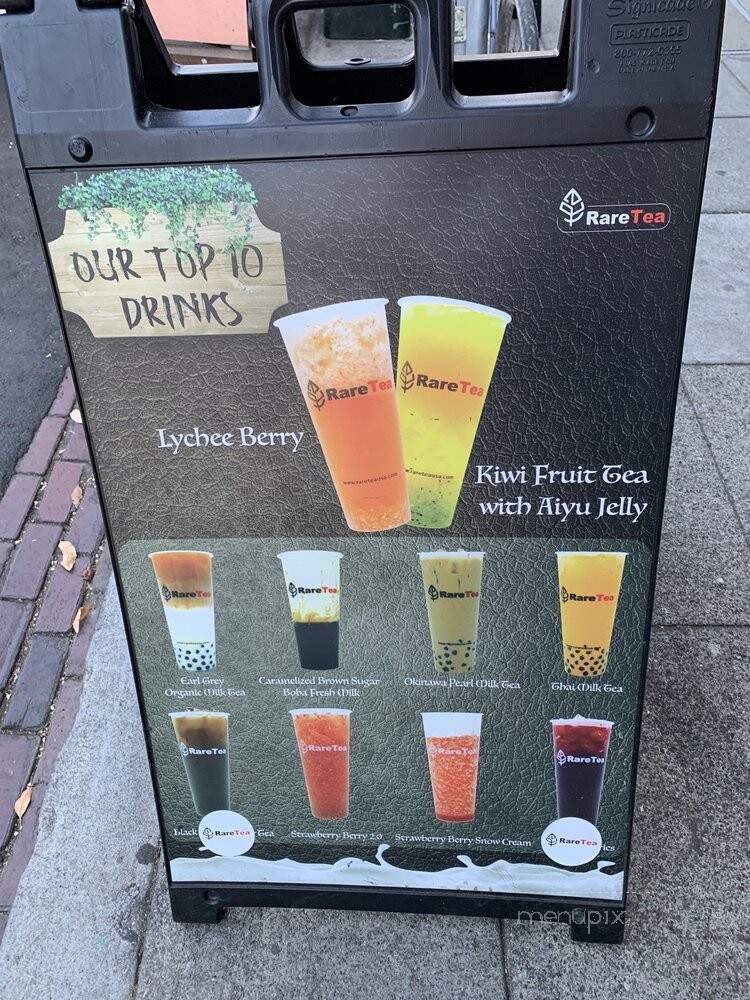 RareTea - Oakland, CA menu_pic