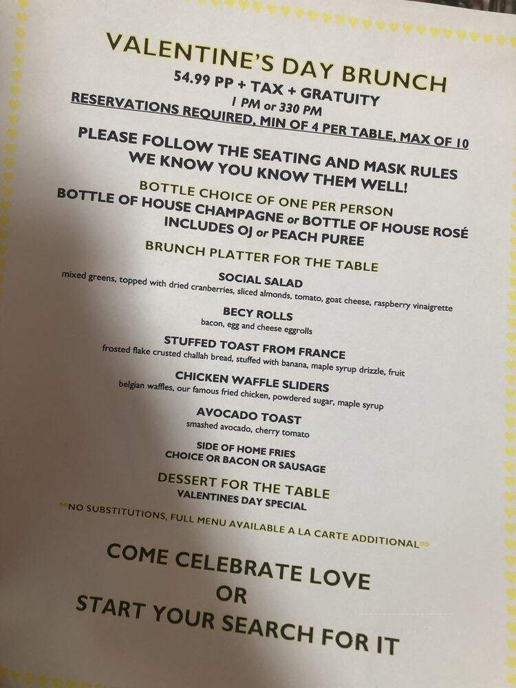 Roslyn Social - Roslyn, NY menu_pic