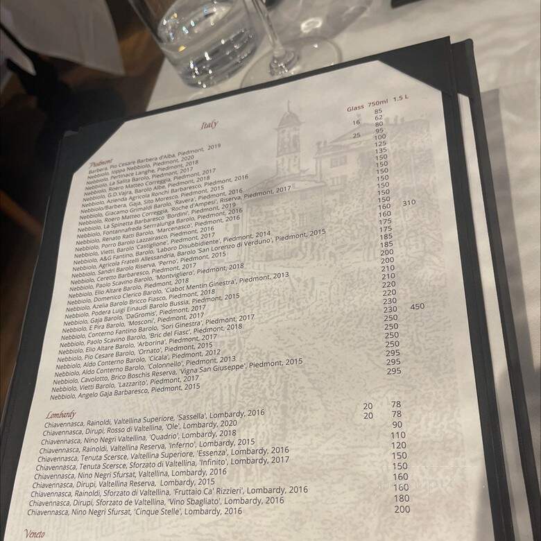 Sassella - Santa Fe, NM menu_pic