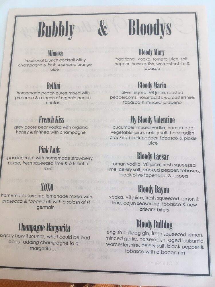 Tredici SOCIAL - Bronxville, NY menu_pic
