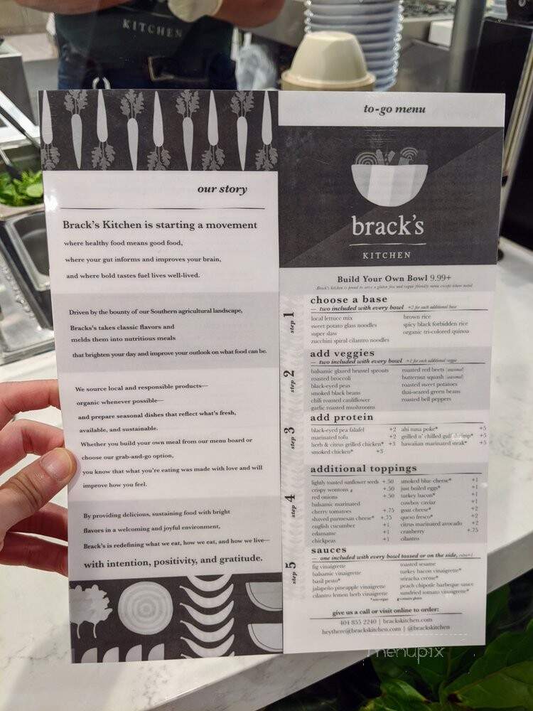 Brack's Kitchen - Atlanta, GA menu_pic