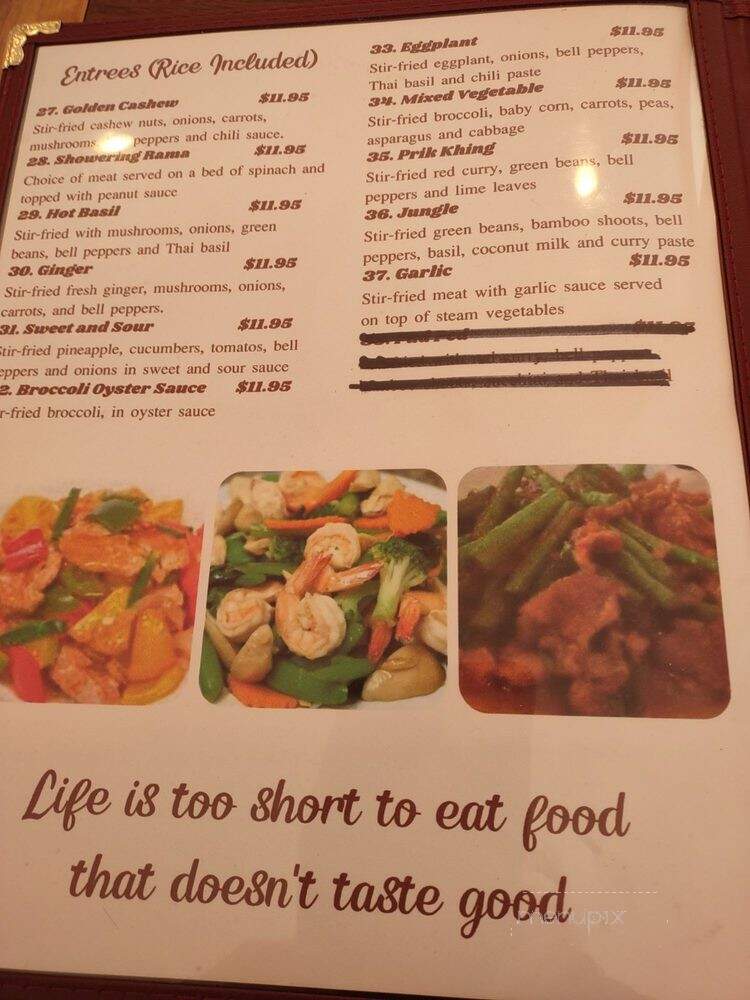 Chang Thai Express - Tacoma, WA menu_pic