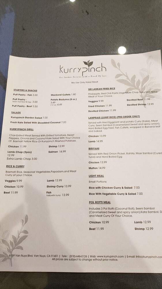 Kurrypinch - Van Nuys, CA