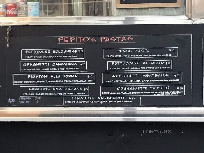 La Pasta di Pepito - Los Angeles, CA menu_pic