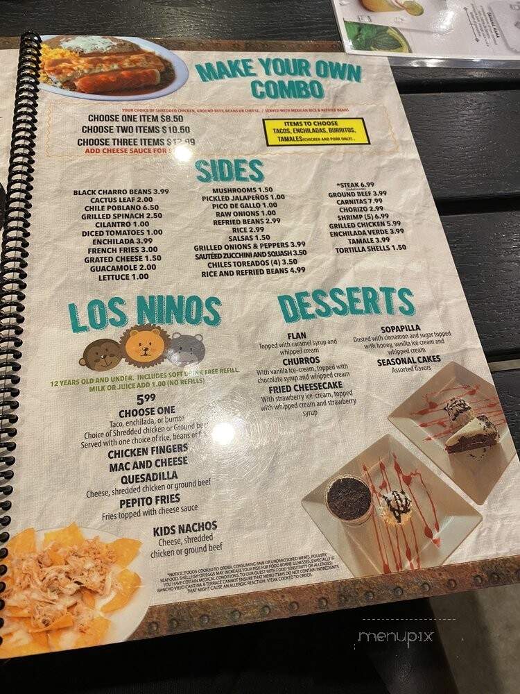 Rancho Viejo - Winder, GA menu_pic