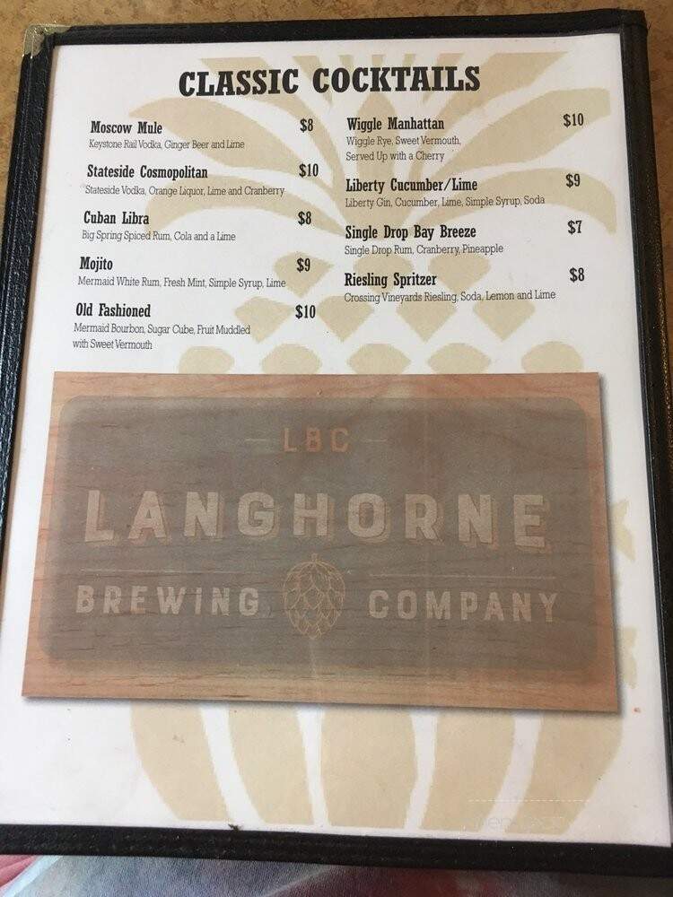 The Langhorne Brewing Company - Langhorne, PA
