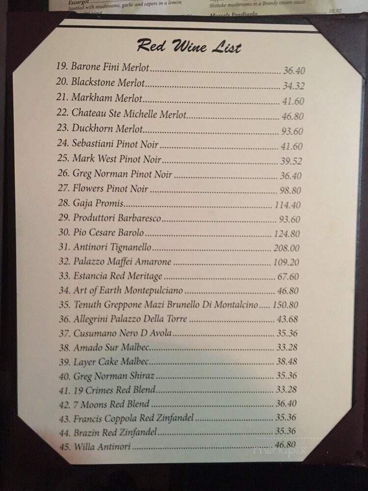 The San Marino - Windsor, CT menu_pic