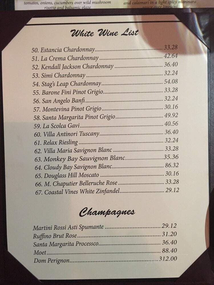 The San Marino - Windsor, CT menu_pic