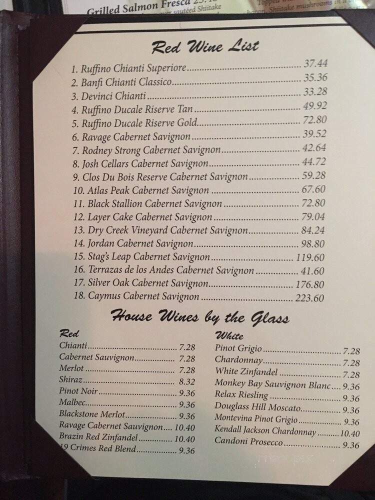 The San Marino - Windsor, CT menu_pic
