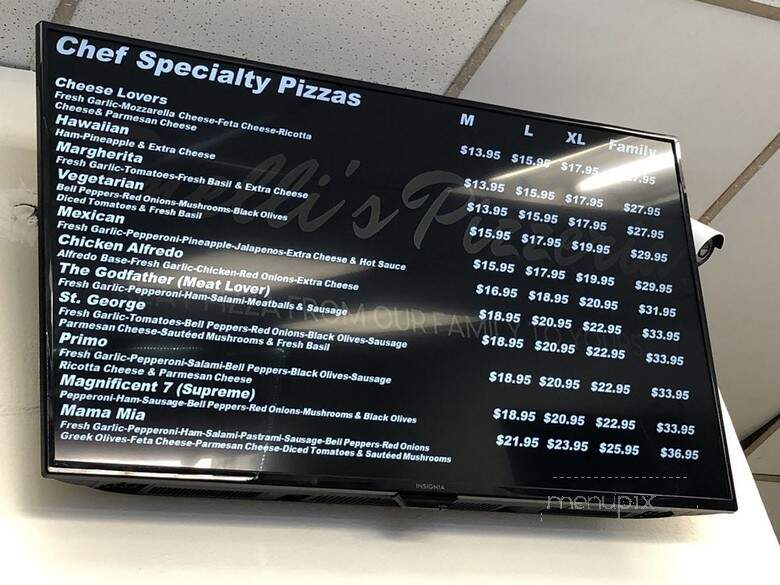 Tonelli's Pizzeria - Huntington Beach, CA menu_pic