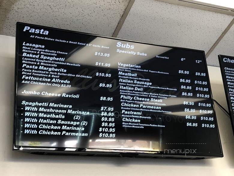 Tonelli's Pizzeria - Huntington Beach, CA menu_pic