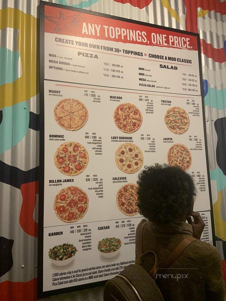 MOD Pizza - Fort Worth, TX menu_pic