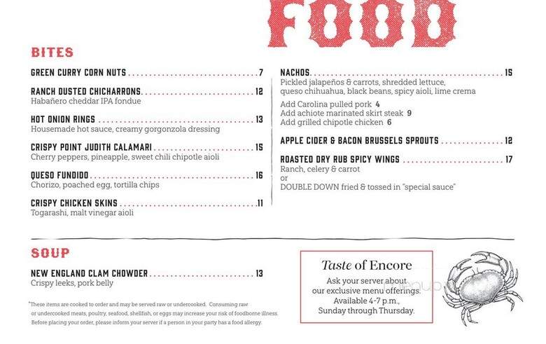 Waterfront - Everett, MA menu_pic