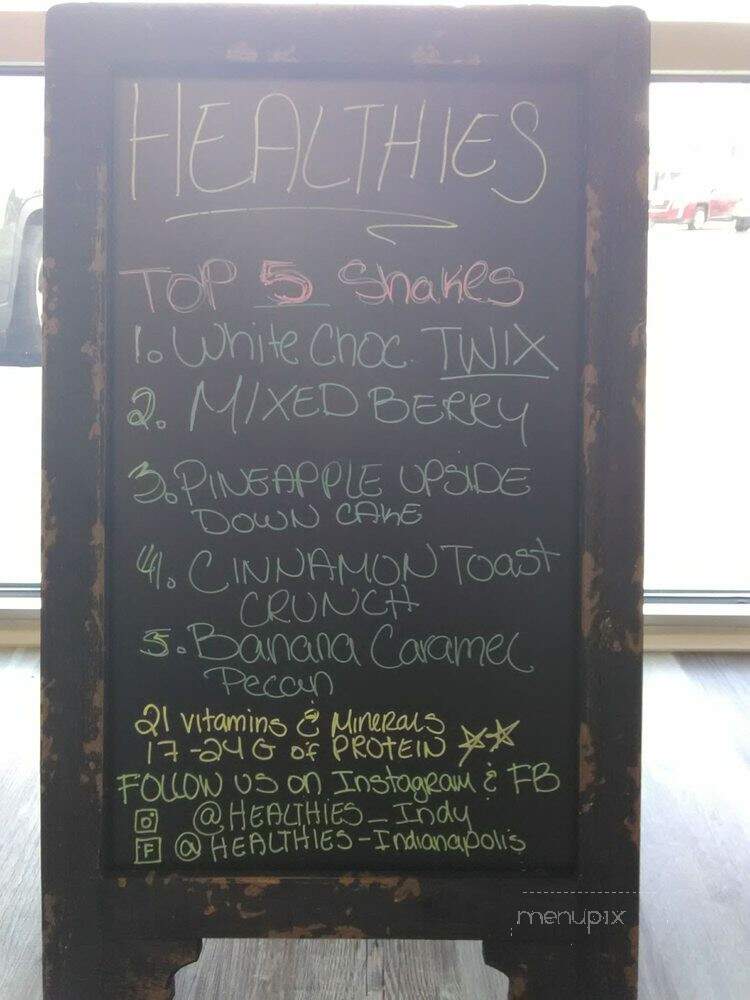 Healthies - Indianapolis, IN menu_pic