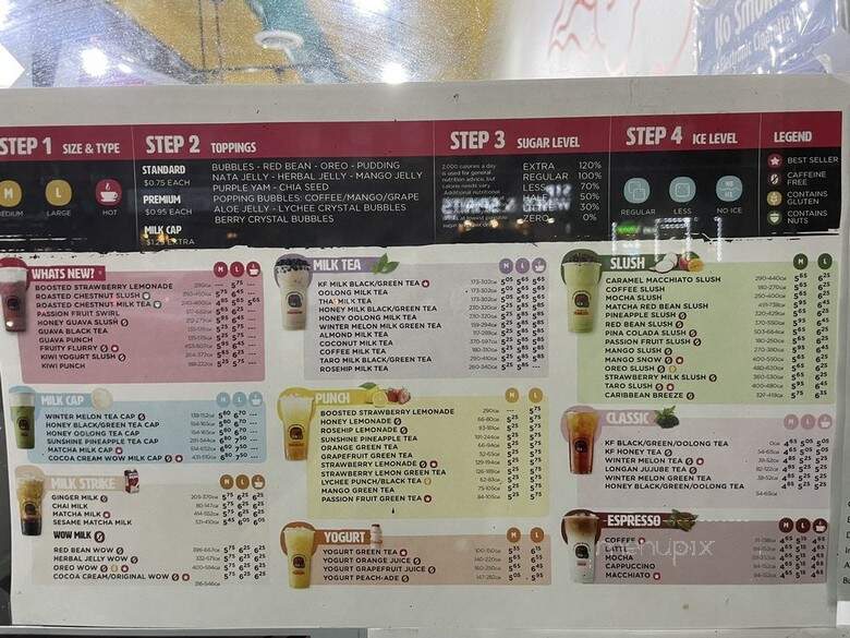Kung Fu Tea - Brooklyn, NY menu_pic