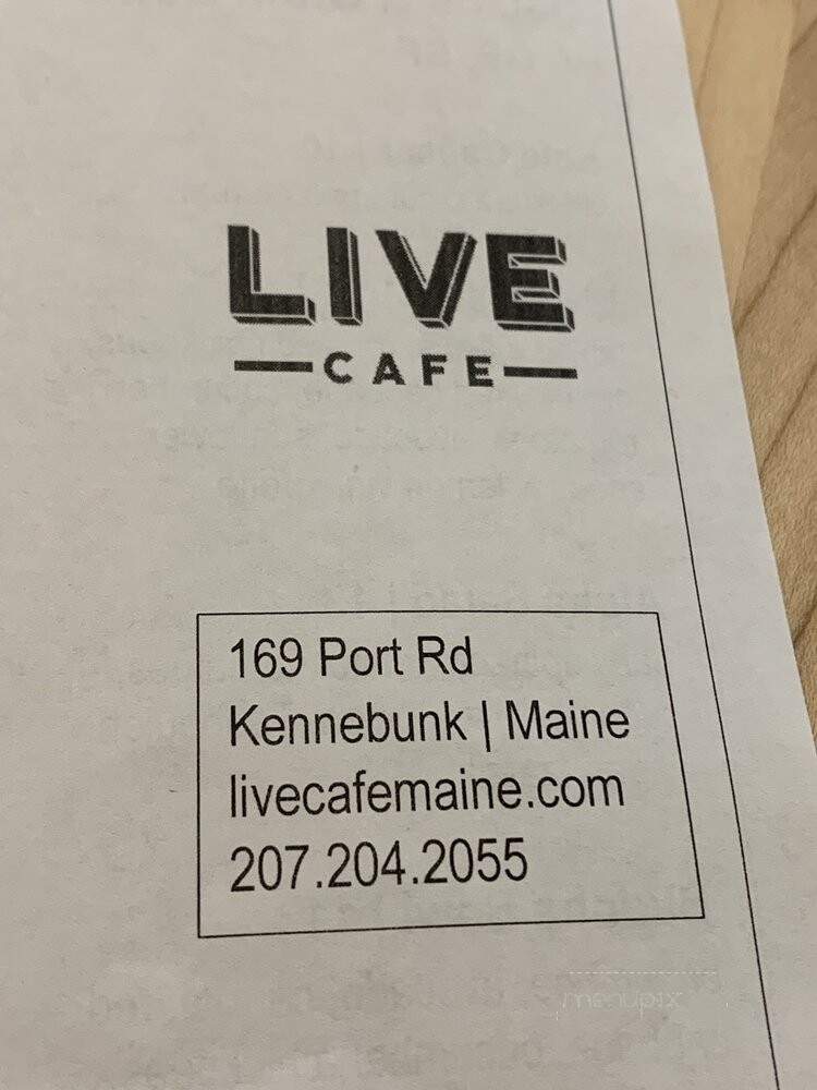 Live Cafe - Kennebunk, ME