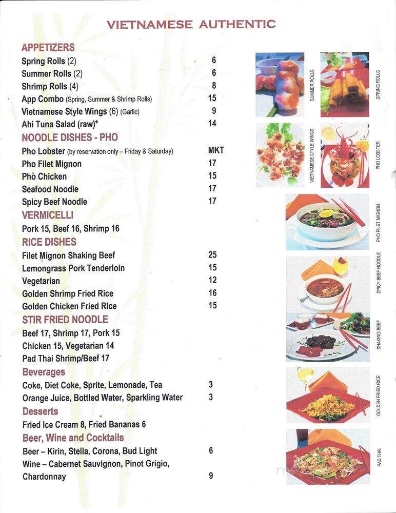 Miss Saigon Restaurant - Vero Beach, FL menu_pic