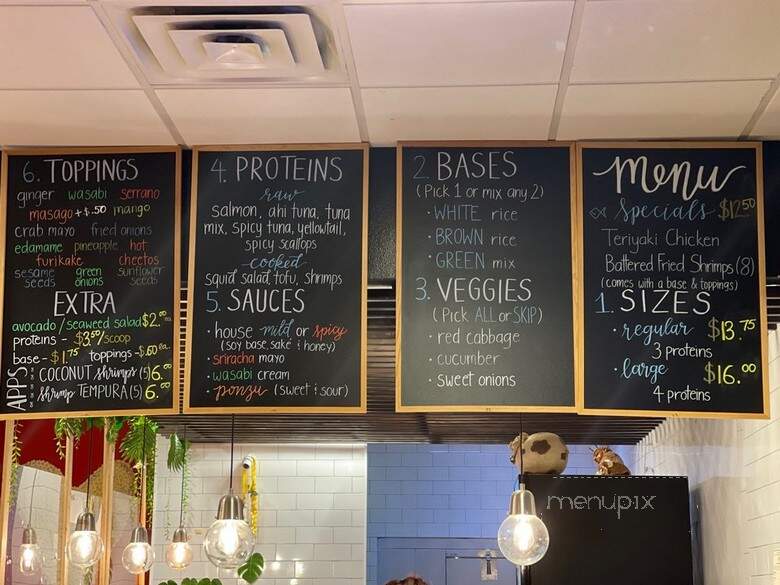 Poke Bowl - Austin, TX menu_pic