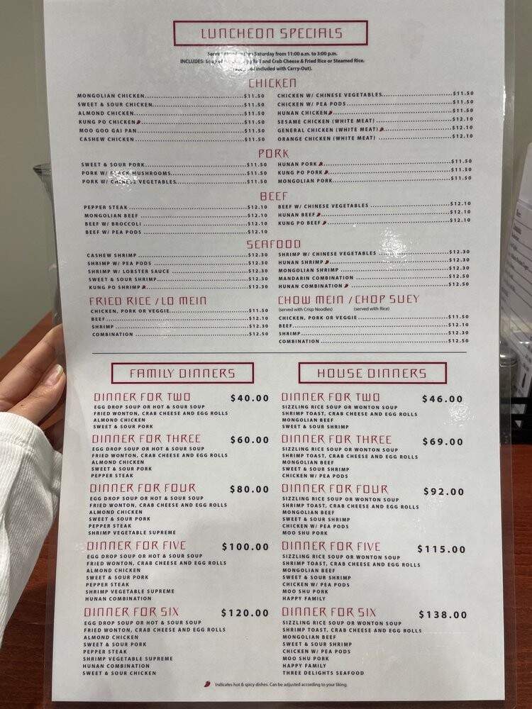 Gaslight Kitchen - East Grand Rapids, MI menu_pic