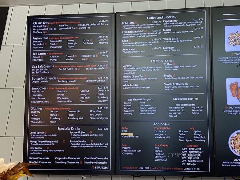 Boba Latte Frisco - Frisco, TX menu_pic