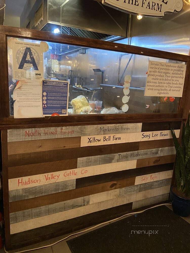 Jintana Thai Farmhouse - Brooklyn, NY menu_pic