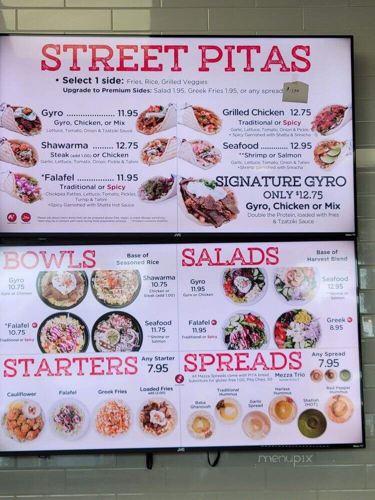 Pita Mediterranean Street Food - Augusta, GA menu_pic