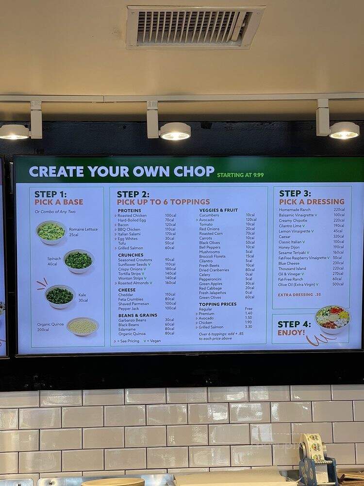 Chop Stop - Brea, CA menu_pic