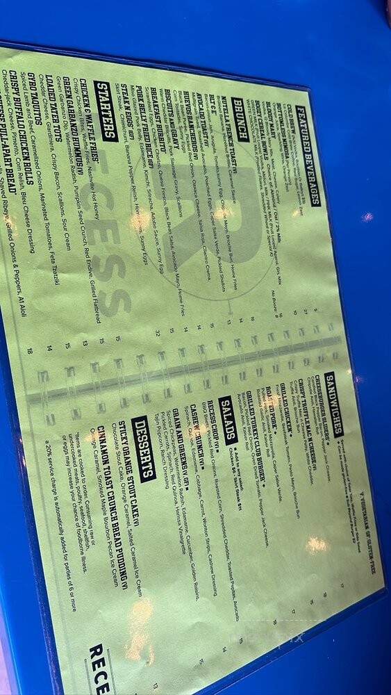 City Hall - Chicago, IL menu_pic
