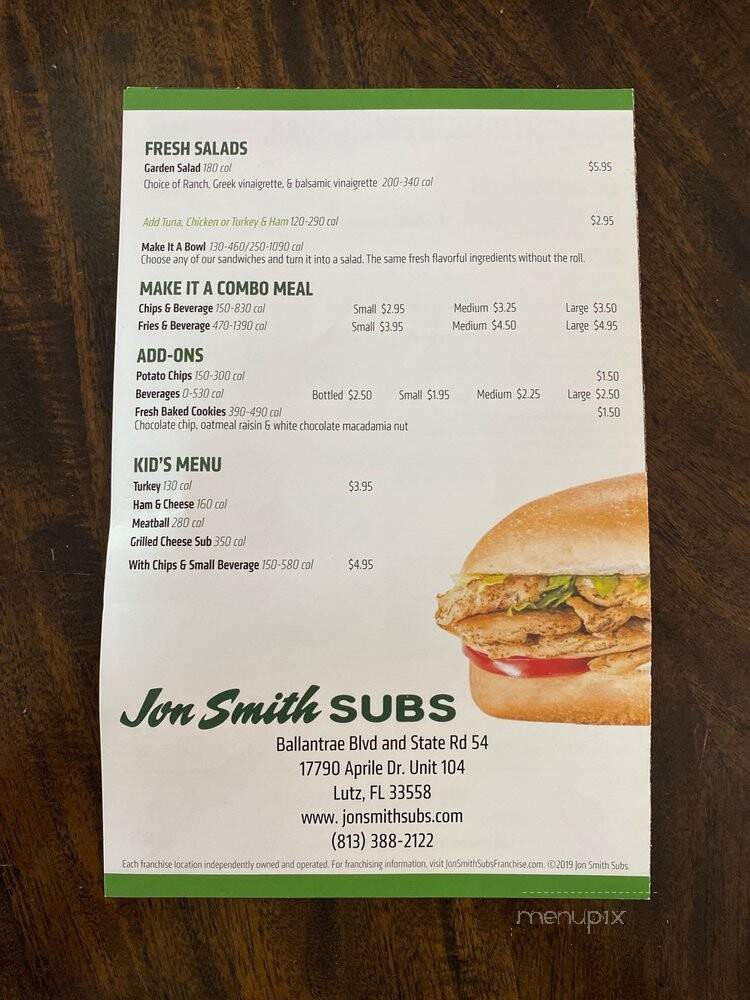 Jon Smith Subs - Lutz, FL