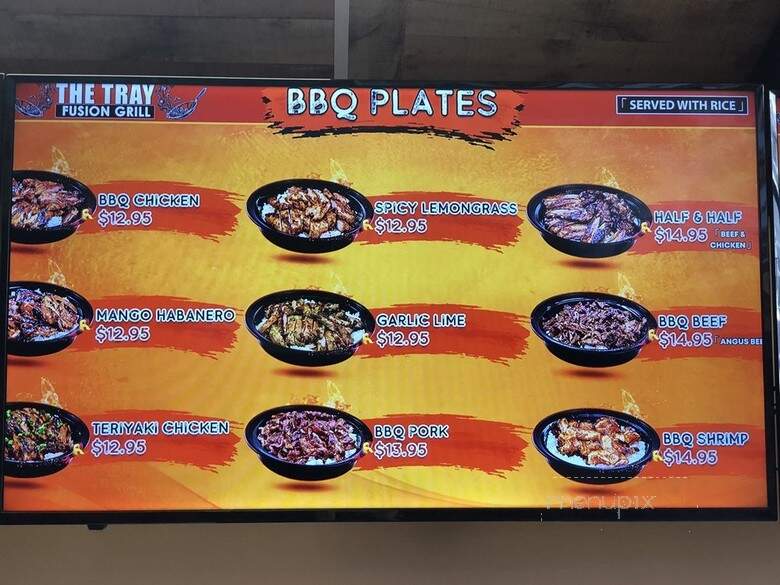 The Tray Fusion Grill - Garden Grove, CA menu_pic