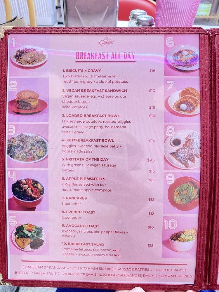 Erin McKenna's Bakery - Santa Monica, CA menu_pic