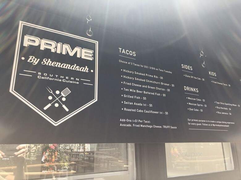 Prime Tacos At Steelcraft - Bellflower, CA menu_pic