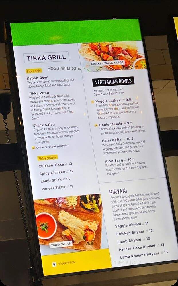 Tikka Shack Mechanicsburg - Mechanicsburg, PA menu_pic