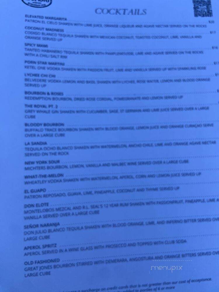 De Novo Edgewater - Edgewater, NJ menu_pic