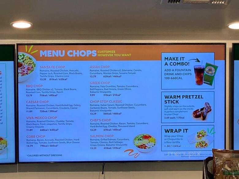 Chop Stop - La Verne, CA menu_pic