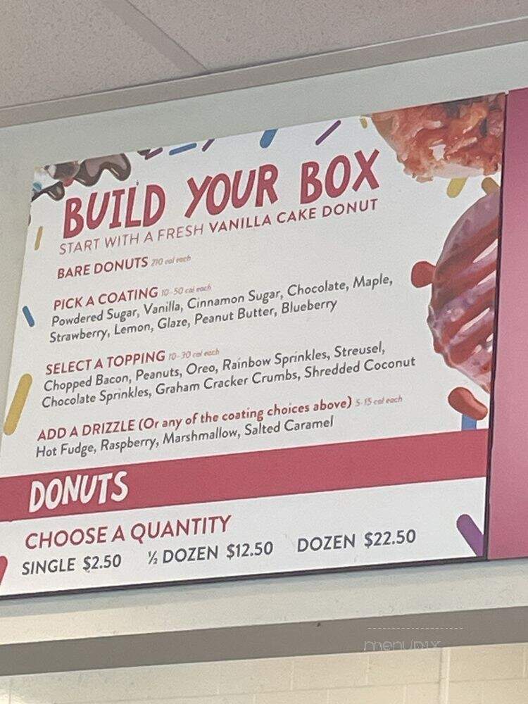 Duck Donuts - Myrtle Beach, SC menu_pic