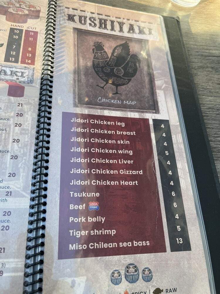 Izakaya Tora - West Hollywood, CA menu_pic